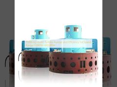 Polijsten van waterturbine-renner en efficiëntie voor snelheidsbereik 150 rpm-1000 rpm