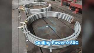 Oliekoeler 0-80C Max. warmteafvoer 10-100 kg