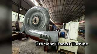 Francis Turbinegenerator China Fabriek Efficiënt vermogen