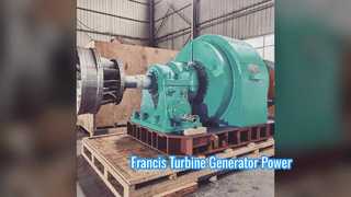 Francis-turbinegenerator voedt uw projecten