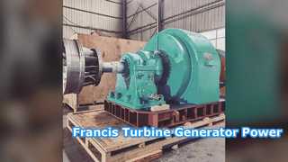 Francis-turbinegenerator voedt uw projecten