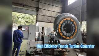 Hoog rendement Francis Turbine Generator 300KW tot 20MW