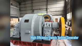 Hoog rendement Francis Turbinegenerator voor waterkracht