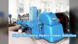 Efficiënte Turgo-turbinegenerator voor waterkracht