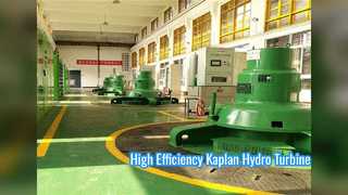 Hoogefficiënte Kaplan Hydroturbinegeneratoroplossingen