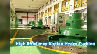 DSSD Kaplan Hydroturbinegenerator Hoog rendement
