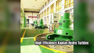 Hoogefficiënte Kaplan Hydroturbinegeneratoroplossingen