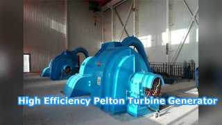 Hoog rendement Pelton-turbinegenerator voor waterkracht