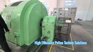 Pelton-turbine | Stroom uit hoog water