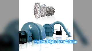 Hoge opvoerhoogte Pelton-turbinegenerator Aangepaste hydro-oplossingen