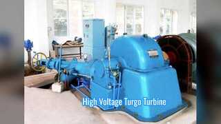 Turgo-turbinegenerator: hoogspanningsvermogen