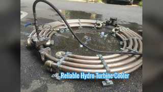 Hydroturbine-oliekoeler 100 kg Betrouwbare koeling