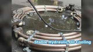 Hydraulische oliekoeler 10-500 CSt OEM rechts